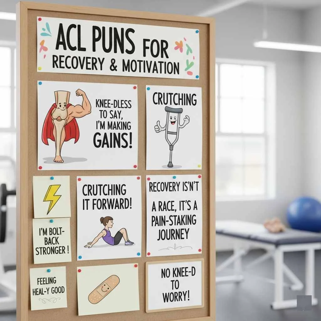 ACL Puns for Recovery & Motivation