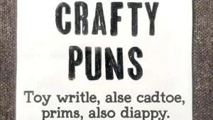 Read more about the article Crafty Puns to Spark Creativity, Laughter And Perfect Captions 2025