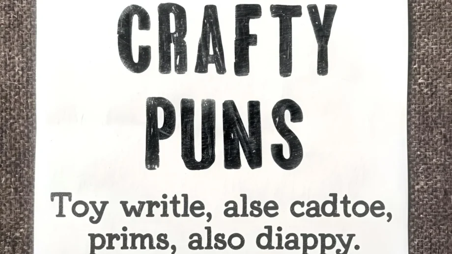 Crafty Puns to Spark Creativity, Laughter And Perfect Captions 2025