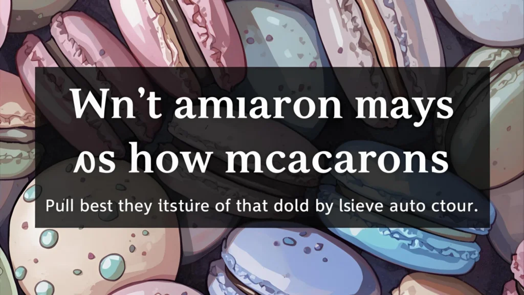Macaroon Puns