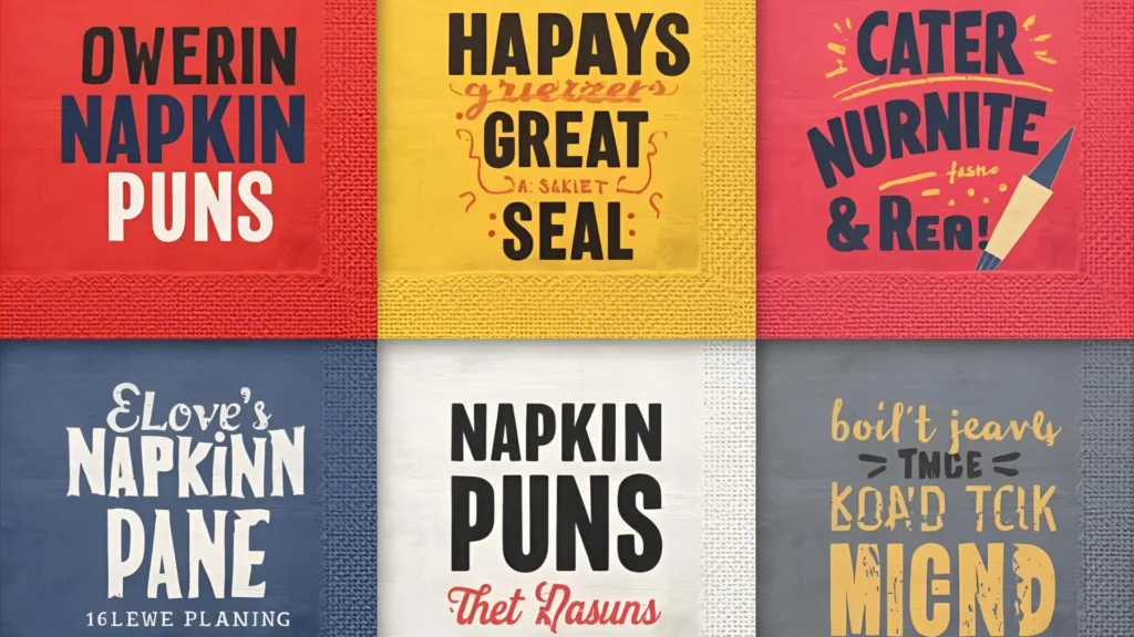 Napkin Puns