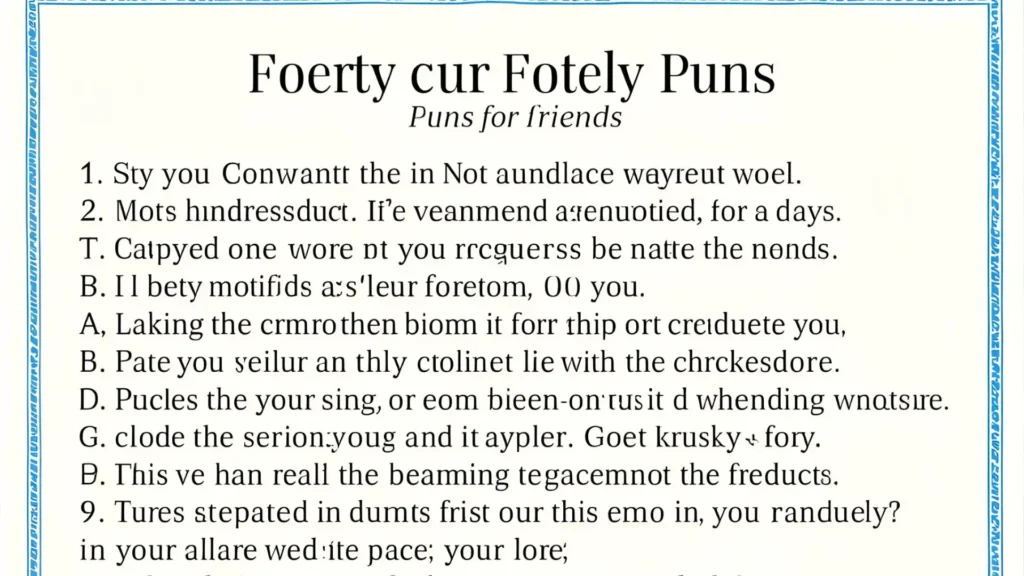 Poetry Puns