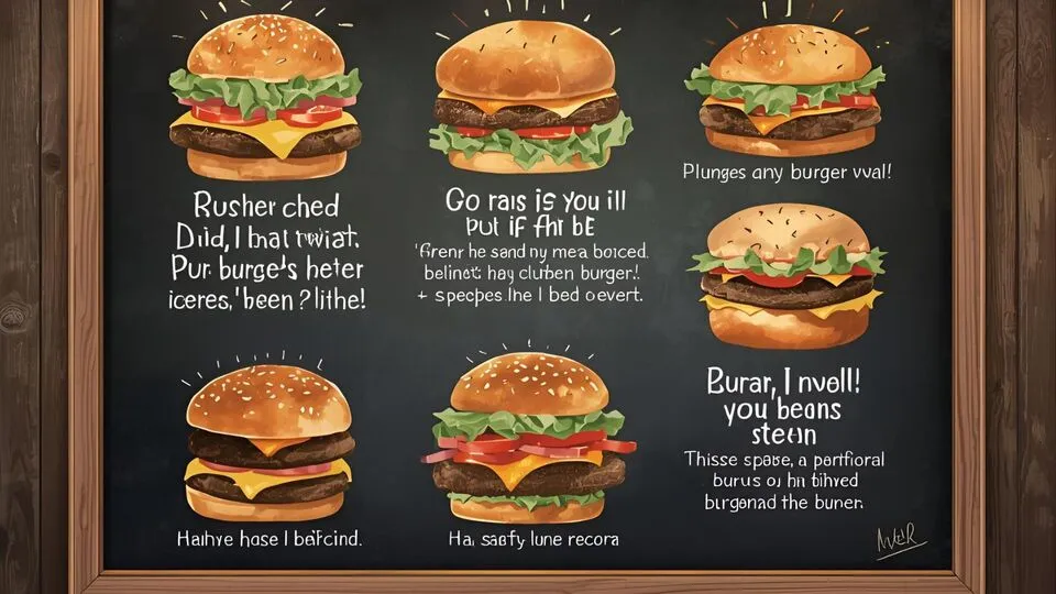 Burger Puns