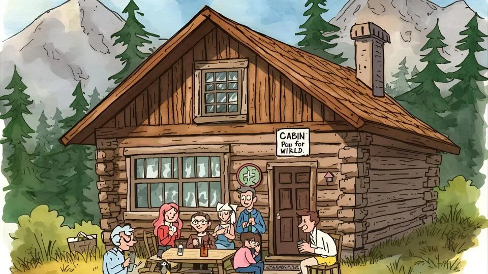 Cabin Puns