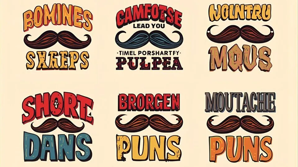 Moustache Puns