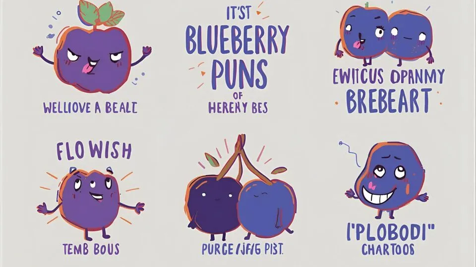 Blueberry Puns