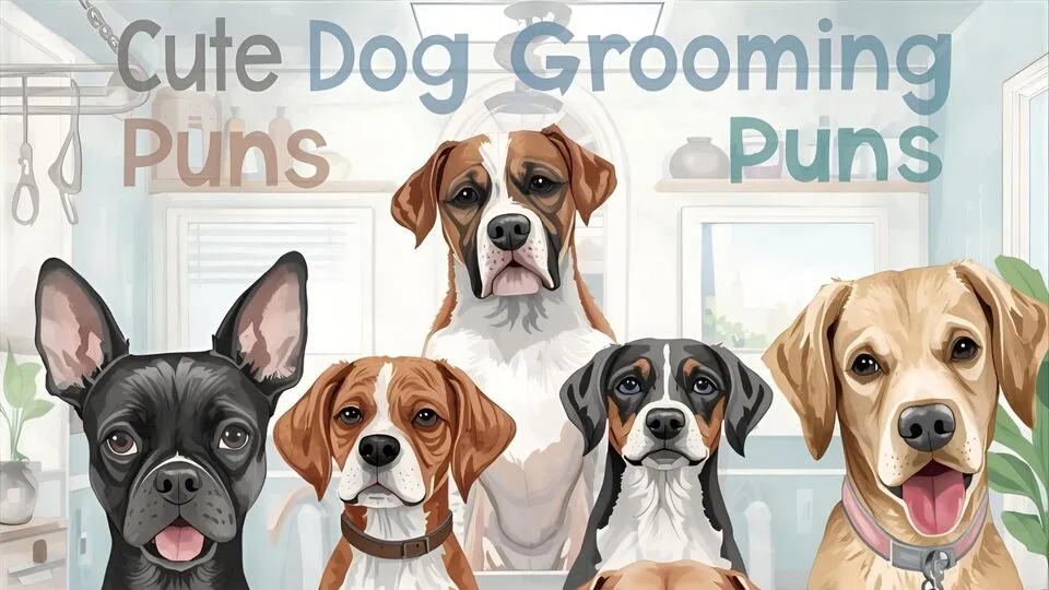 Dog Grooming Puns