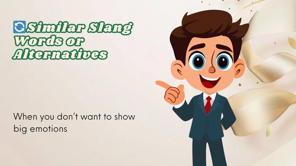 🔄Similar Slang Words or Alternatives