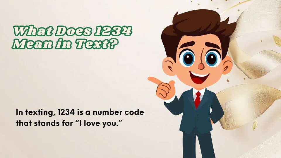What Does 1234 Mean in Text?