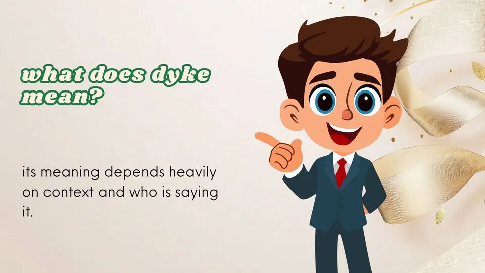what does dyke mean
