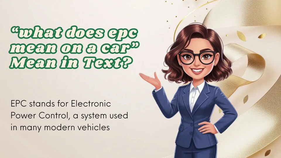 🧠What Does “what does epc mean on a car” Mean in Text?