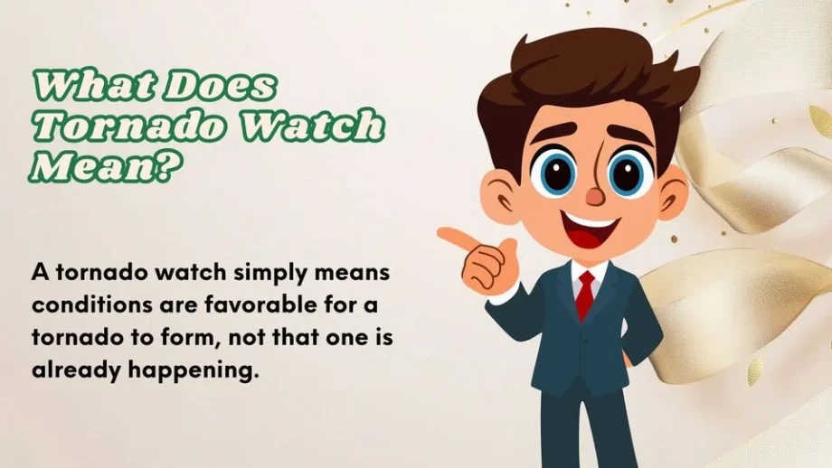 What Does Tornado Watch Mean In Weather Alerts 2026