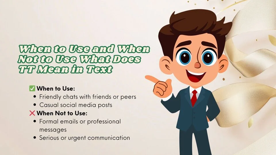 When to Use and When Not to Use What Does TT Mean in Text