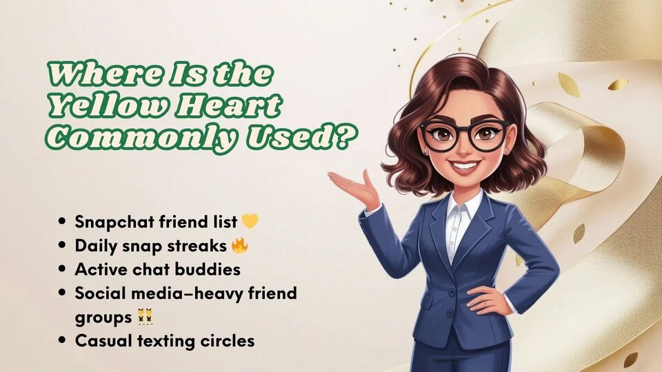 Where Is the Yellow Heart Commonly Used?