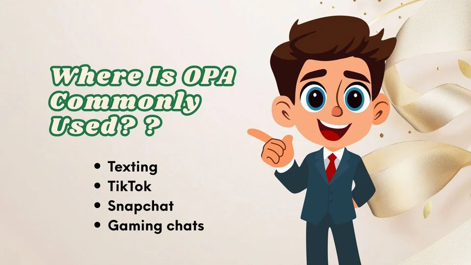 Where Is What Does OPA Mean Commonly Used?