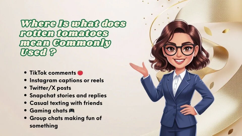 Where Is what does rotten tomatoes mean Commonly Used?