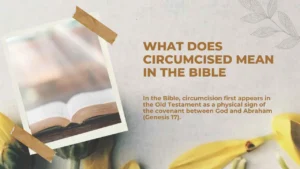 Read more about the article What Does Circumcised Mean in the Bible | Full Meaning Explained for 2026
