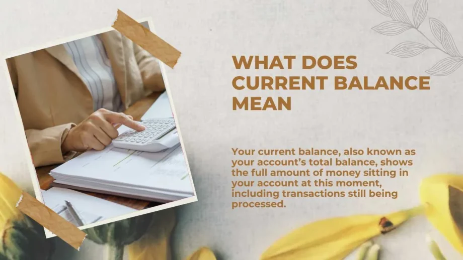 What Does Current Balance Mean | for New Bank Users For 2026