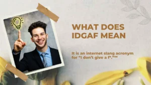 Read more about the article What Does IDGAF Mean And The Correct Way To Use It 2026