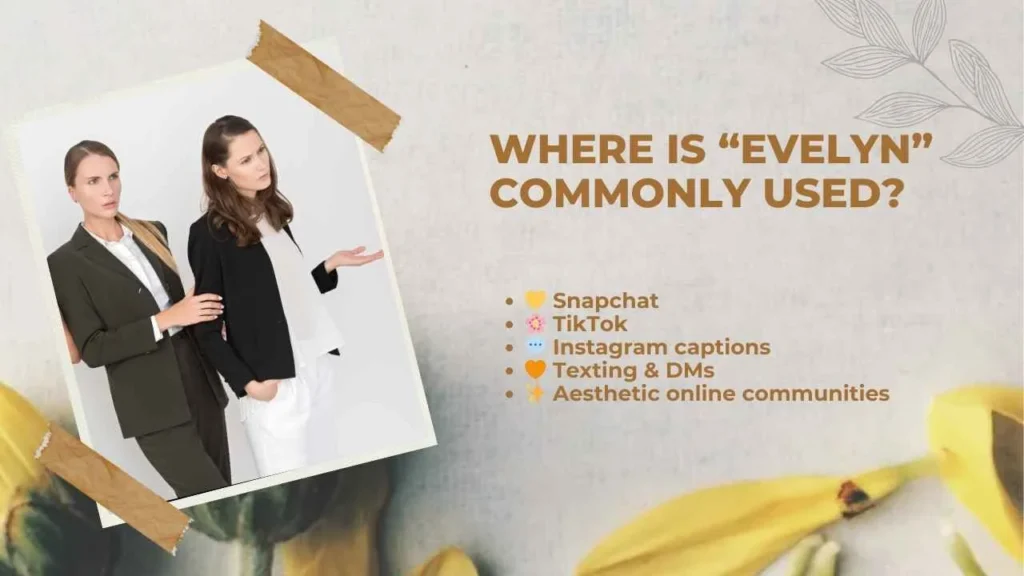 Where Is “Evelyn” Commonly Used?