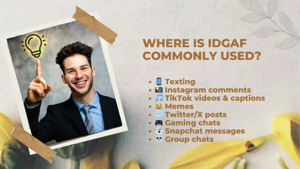Where Is IDGAF Commonly Used?